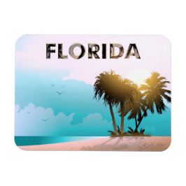 Sunny Florida Beach Magnet