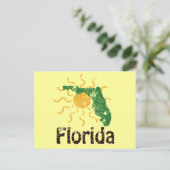 Sunny Florida Postcard Postkarte (Stehend Vorderseite)