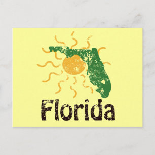 Sunny Florida Postcard Postkarte