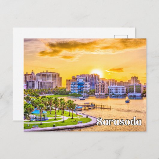 Sunny Florida, USA Postkarte (Vorne/Hinten)