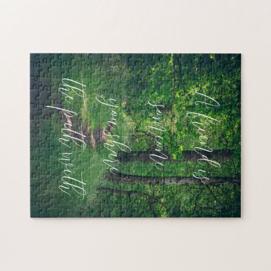 Sunny forest path  puzzle (Horizontal)