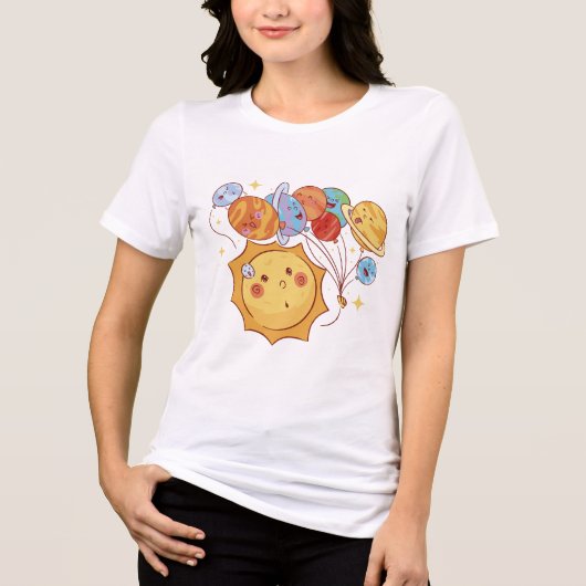 Sunny Friends Tri-Blend Shirt (Vorderseite)