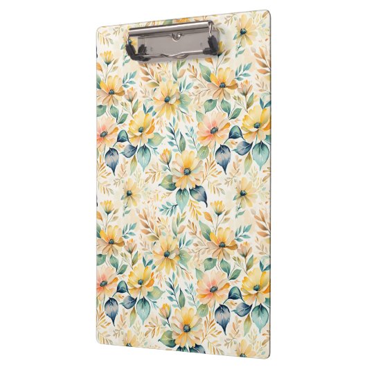 Sunny Gold Blume Klemmbrett (Links)