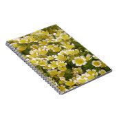 Sunny Gold White Blume Notizblock (Rechte Seite)