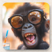 Sunny Gorilla Getränkeuntersetzer (Vorderseite)