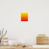 Sunny Gradient Poster (Küche)