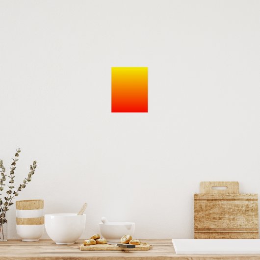 Sunny Gradient Poster (Küche)