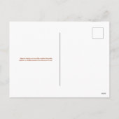 Sunny Groundhog Feiertagspostkarte (Rückseite)