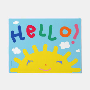 Sunny Hello Doormat Fußmatte