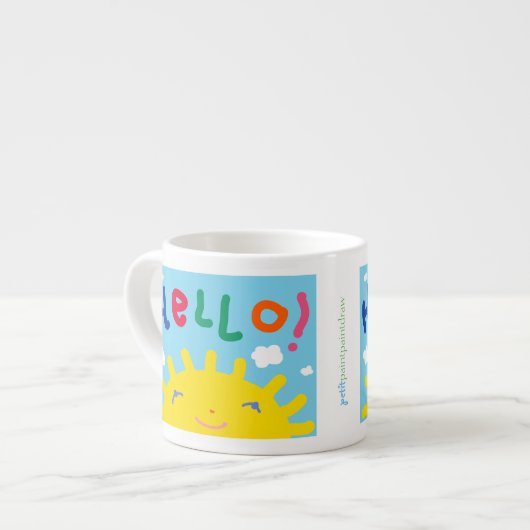Sunny Hello kleine Tasse (Vorderseite Links)