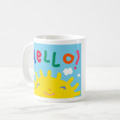 Sunny Hello Tasse (Vorderseite Links)