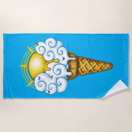Sunny Ice Cream Strandtuch