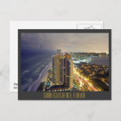Sunny Isles Beach, Florida, USA. Postkarte (Vorne/Hinten)