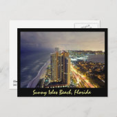 Sunny Isles Beach, Florida, USA. Postkarte (Vorne/Hinten)