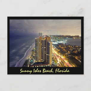 Sunny Isles Beach, Florida, USA. Postkarte