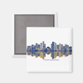 Sunny Isles Beach Skyline Magnet (Vorderseite/Rückseite)