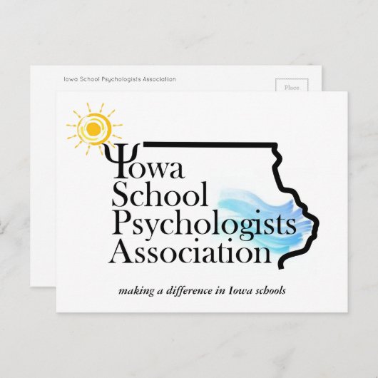 Sunny ISPA Logo Postkarten (Vorne/Hinten)