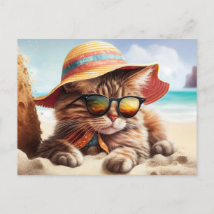 Sunny Kitty Postkarte
