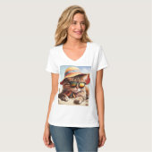 Sunny Kitty T-Shirt (Vorderseite Vollansicht)