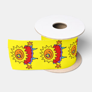 SUNNY LADY Comic Stil + Ihr Backgr. Ideen Satinband