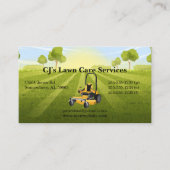 Sunny Lawn Care Business Card Visitenkarte (Vorderseite)
