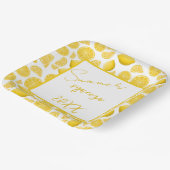 Sunny Lemon Day Pappteller (Gewinkelt)