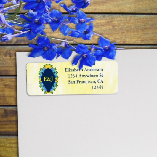 Sunny Lemon Floral Wedding