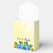 Sunny Lemon Floral Wedding Geschenkschachtel (Geöffnet)