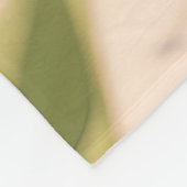 Sunny Lemon Olive Beachside Fresh Fleecedecke (Ecke)