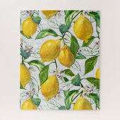 Sunny Lemon Tree - White - Jigsaw Puzzle (Vertikal)