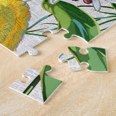 Sunny Lemon Tree - White - Jigsaw Puzzle (Seite)