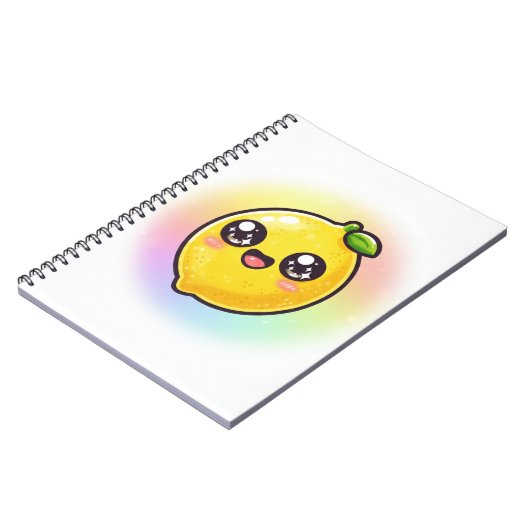 Sunny Lemon Vibes Journal Notizblock (Linke Seite)