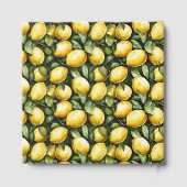 Sunny Lemon Wedding Gästebuch (Rückseite)