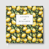 Sunny Lemon Wedding Gästebuch (Vorderseite)