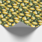 Sunny Lemon Wedding Geschenkpapier (Ecke)