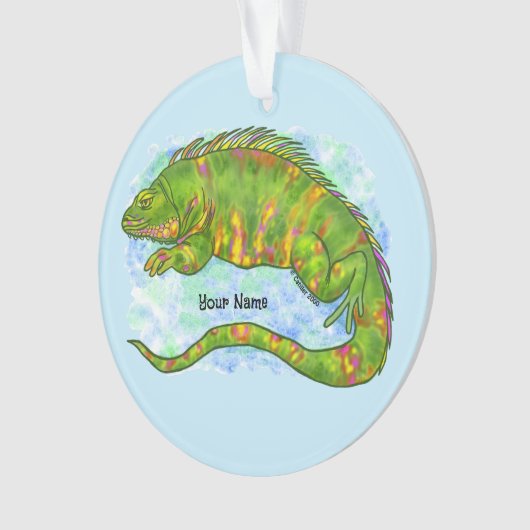Sunny Lizard Ornament (Vorderseite)