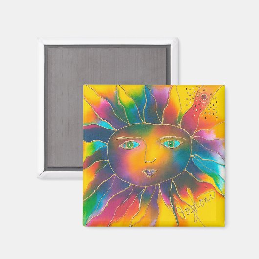 SUNNY MAGNET (Vorderseite/Rückseite)