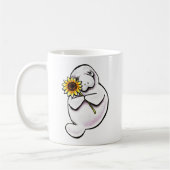 Sunny Manate Off Leash Art™ Kaffeetasse (Links)