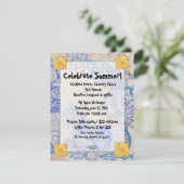 Sunny Marina Business Lunchev Einladung (Stehend Vorderseite)