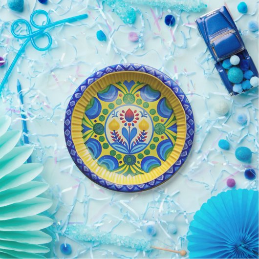 Sunny Mediterranean Vibes Pappteller (Party)