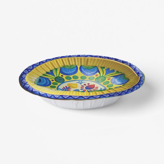 Sunny Mediterranean Vibes Pappteller (Gewinkelt)