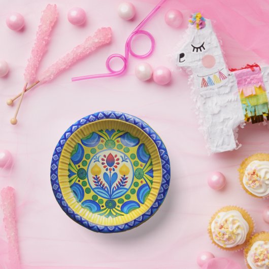 Sunny Mediterranean Vibes Pappteller (Party)