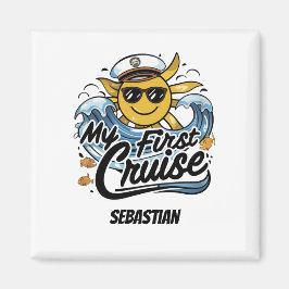 Sunny my First Cruise Personalisiert Magnet