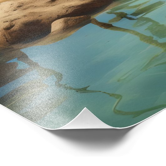 Sunny Oasis Fotodruck (Ecke)