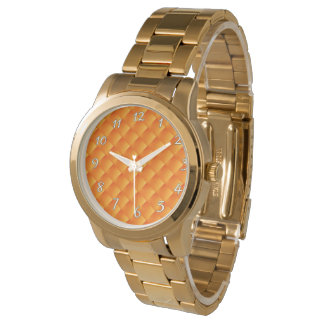 Sunny Orange Vintag Mens Watch Armbanduhr