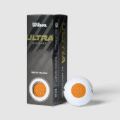 Sunny Orange Wilson Ultra 500 Distance Golf Ball (Verpackungen)