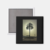 Sunny Palm Magnet (Vorderseite/Rückseite)