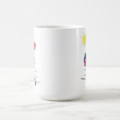 Sunny Palm Tree coffee Tasse (Mittel)