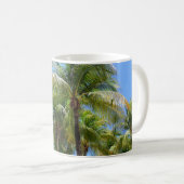 Sunny Palms Oasis #1 #tropical #wall #art Kaffeetasse (VorderseiteRechts)
