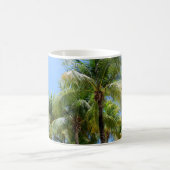 Sunny Palms Oasis #1 #tropical #wall #art Kaffeetasse (Mittel)